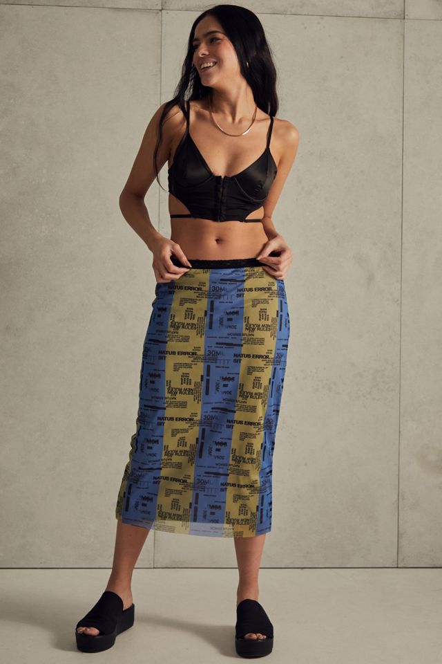 良品✨Ameri UND SPACE NEWSPAPER PRINT SKIRT AMERI UND SPACE NEWSPAPER PRINT SKIRT