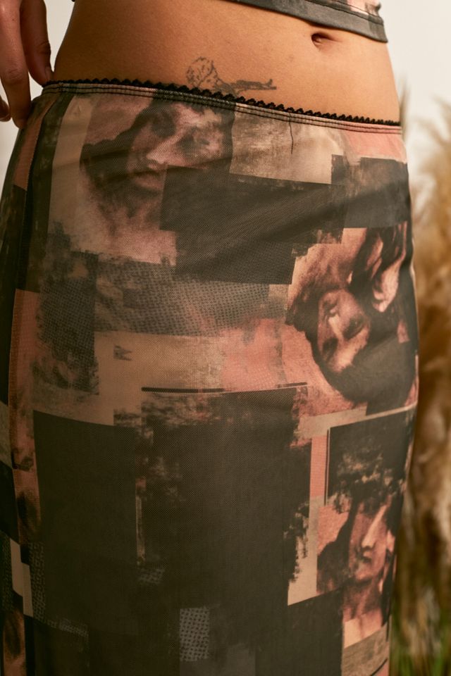 Urban Outfitters Archive - Jupe longue imprimé Renaissance #3