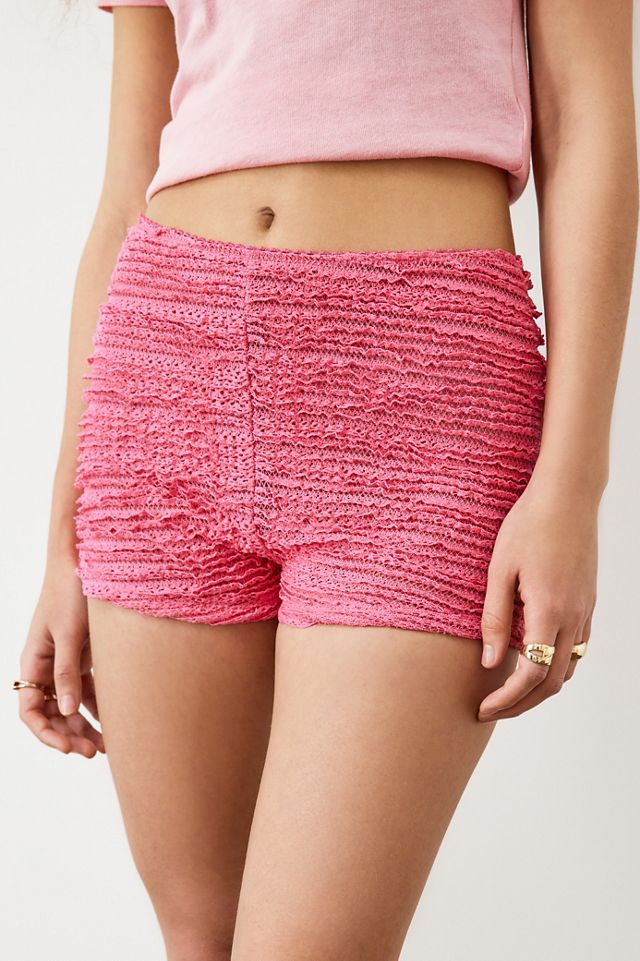 Archive At UO Pink Lace Bloomer Shorts