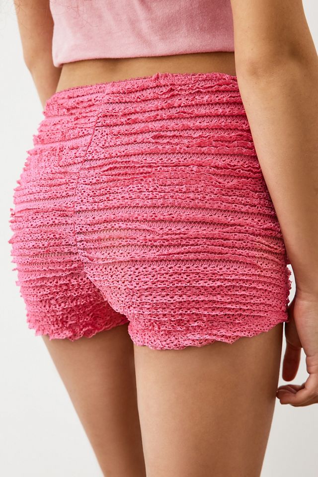 Archive At UO Pink Lace Bloomer Shorts #3
