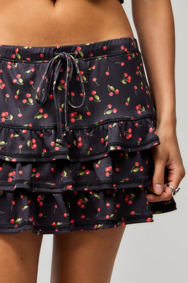 Archive At UO Cherry Rara Mini Skirt | Urban Outfitters UK