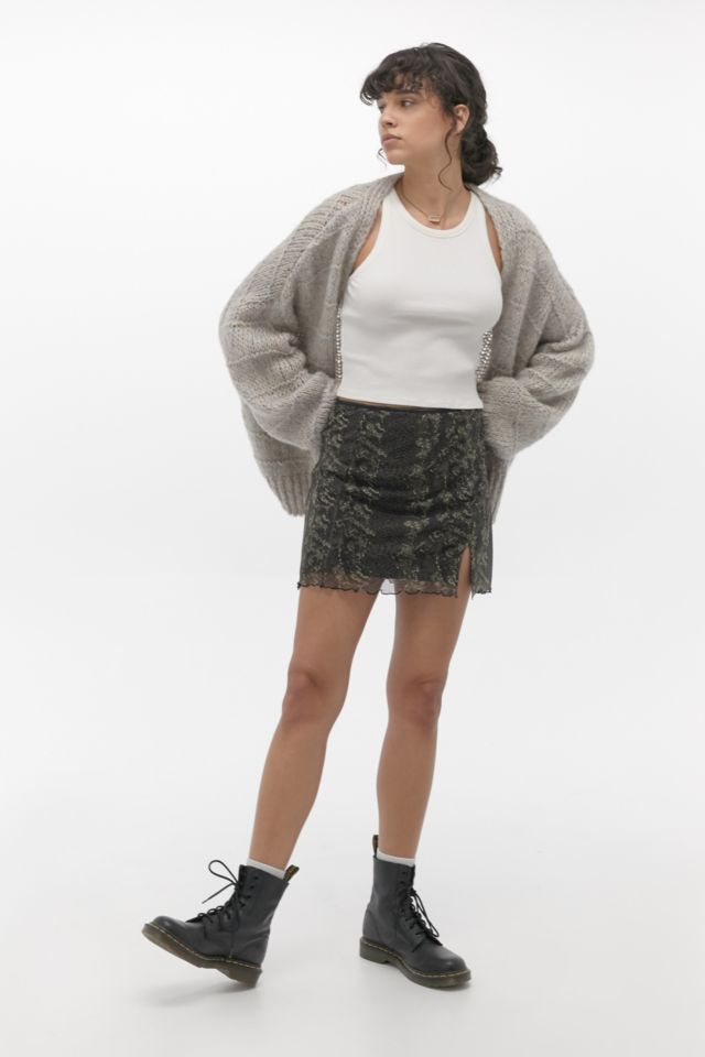 Urban outfitters snake print skirt sale