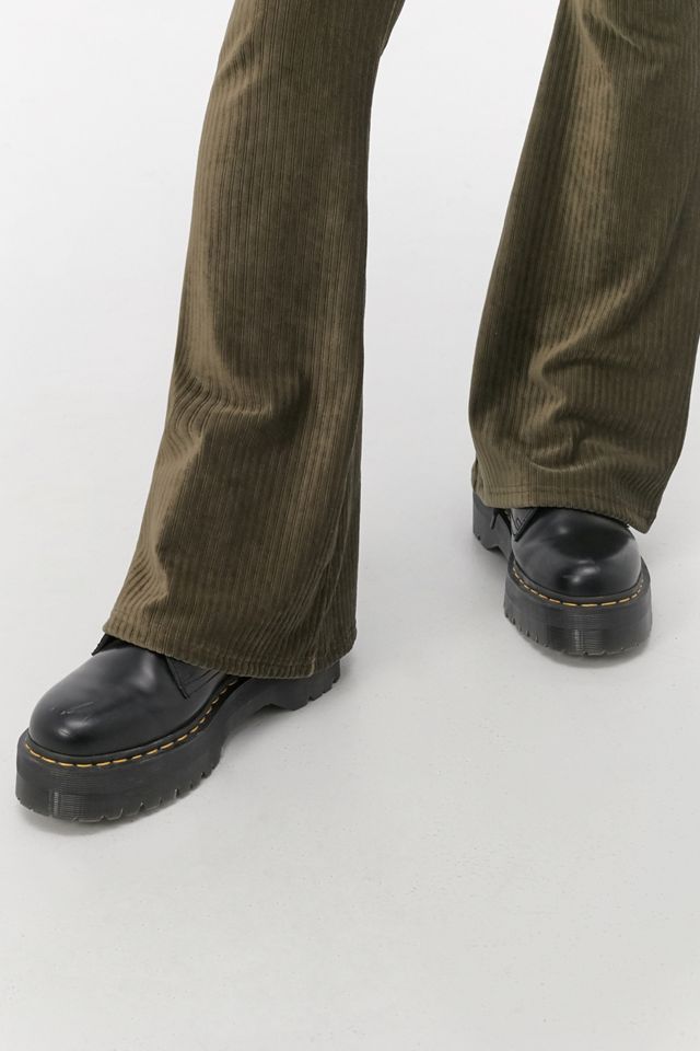 Urban Outfitters Archive - Pantalon évasé en velours côtelé kaki #2