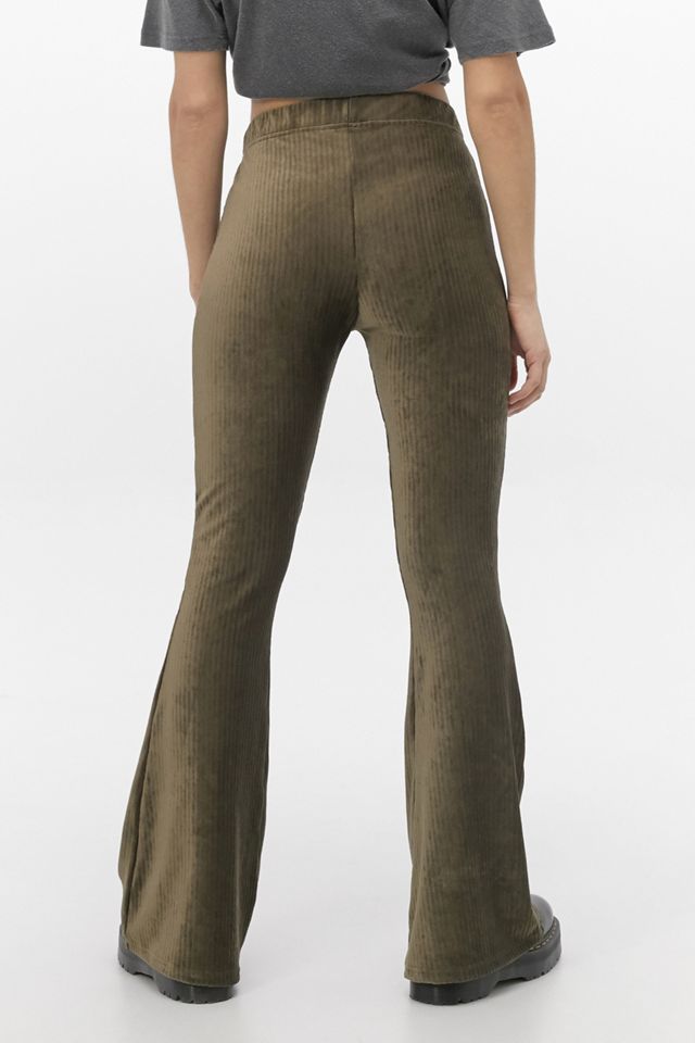 Urban Outfitters Archive - Pantalon évasé en velours côtelé kaki #3