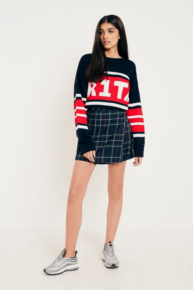 Urban Renewal Vintage Re-Made Tartan Plaid Skirt #4