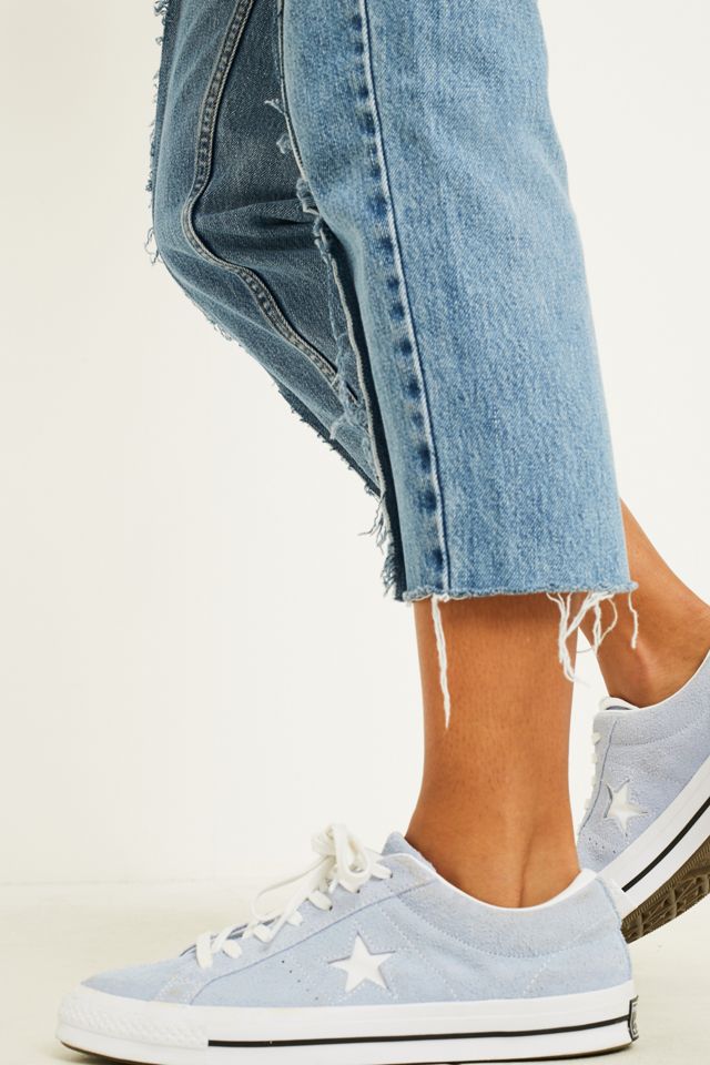 Urban Renewal Vintage Customised Levi’s Seam-Detailed Blue Jeans #5