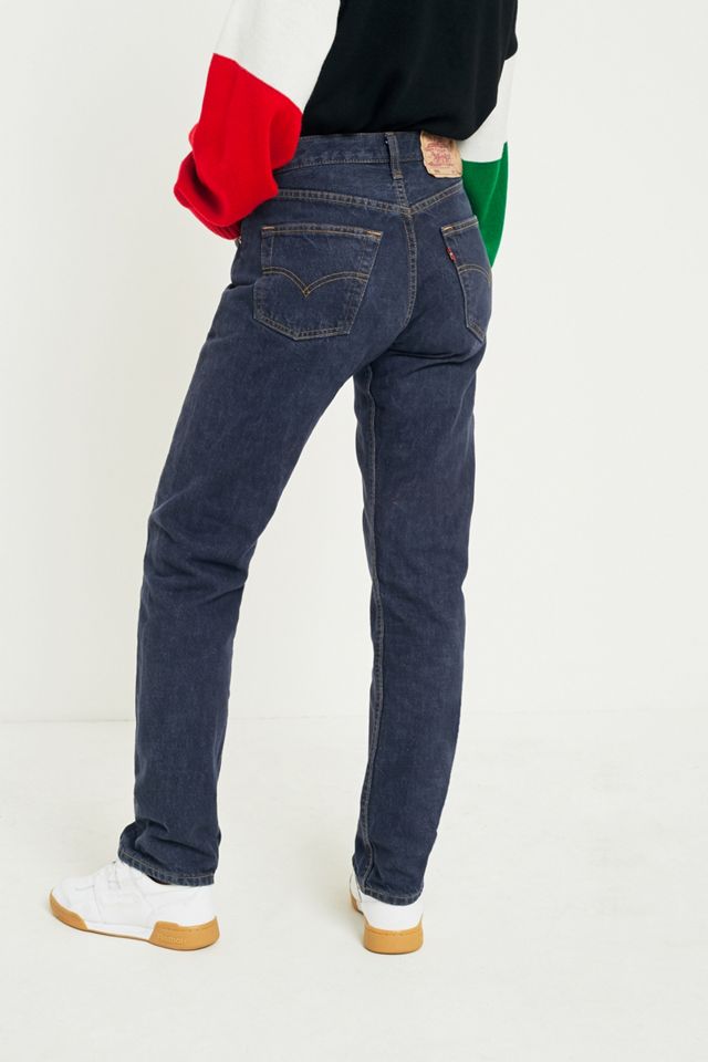 Urban Renewal Vintage Originals Straight Leg Dark Wash Levi’s Jeans #3