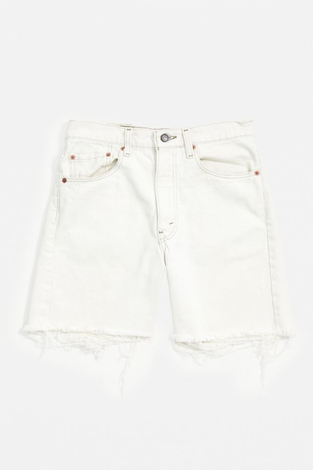 Urban Renewal Vintage Ecru Levi s Shorts Urban Outfitters UK