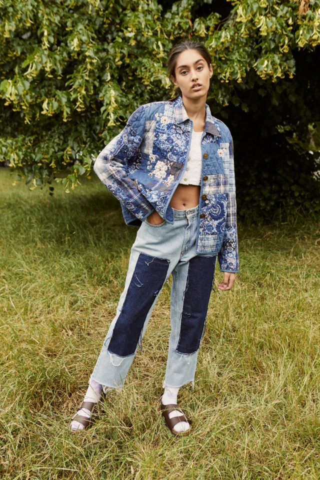 URBAN PANEL DENIM PANTS