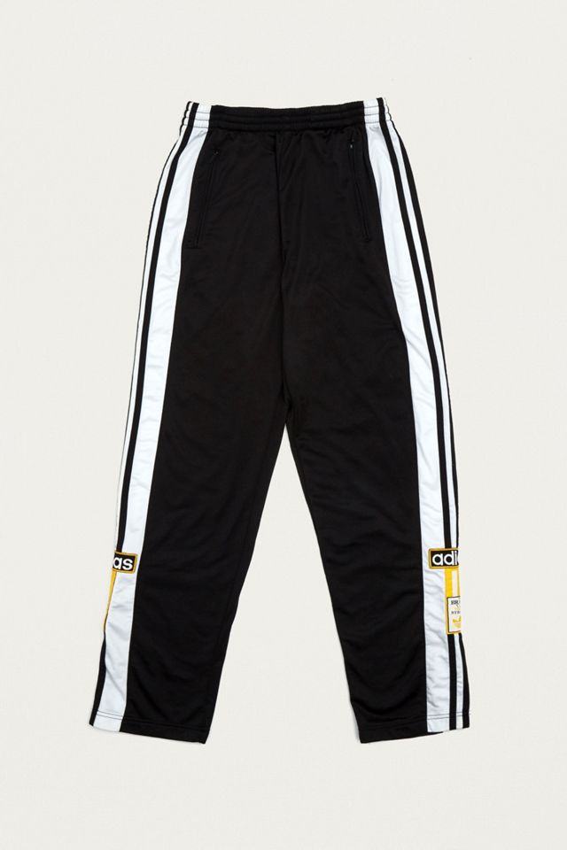 Urban Renewal Vintage One-of-a-Kind Black adidas Popper Track