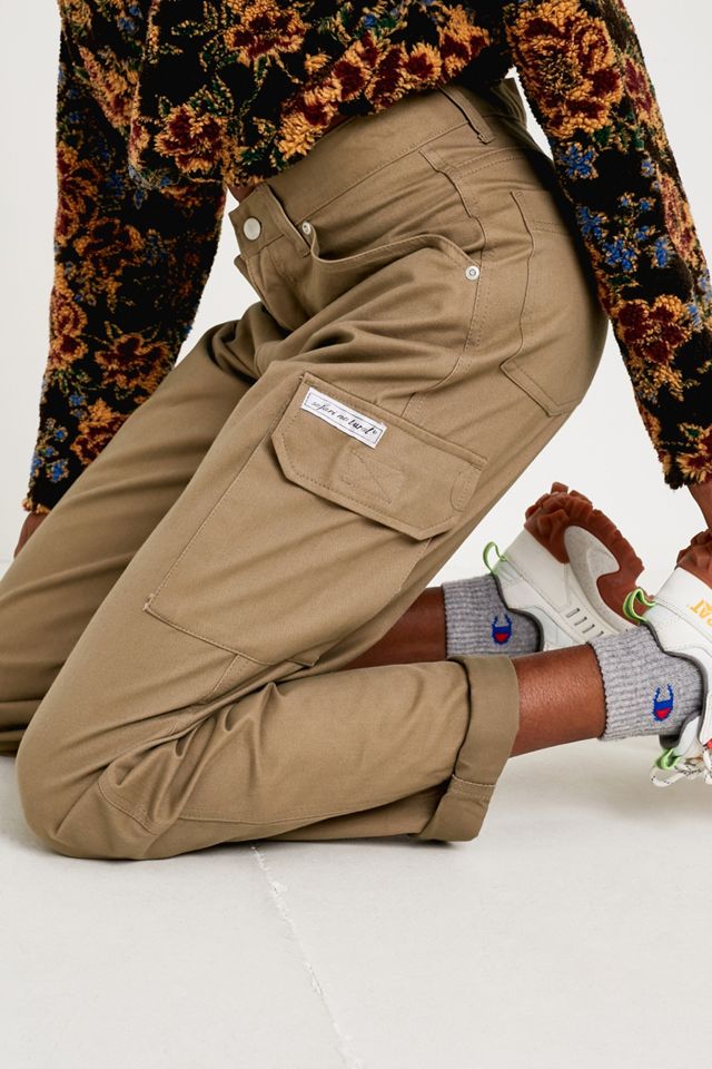 Urban Renewal Salvaged Deadstock Tobacco Utility Cargo Trousers #3