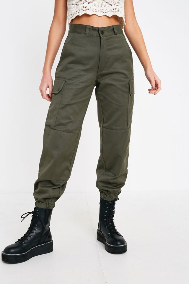 Urban Renewal Salvaged Deadstock Olive French Trousers #2