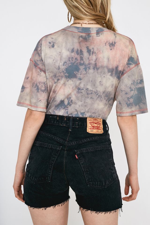 Urban Renewal Remade From Vintage Levi’s Black Denim Shorts #1