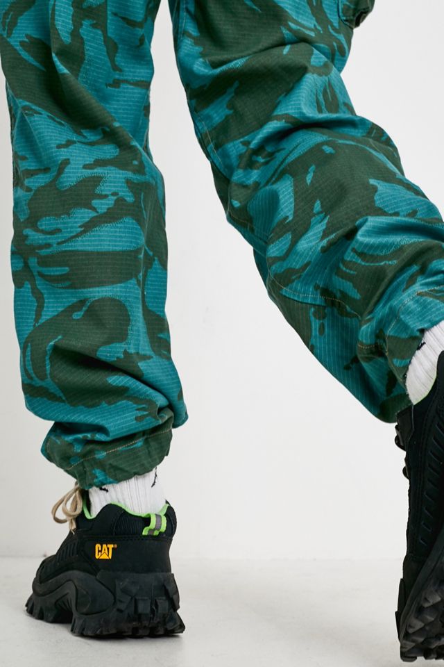 Urban Renewal Remade Pantaloni Camo Turchesi Overdyed #3