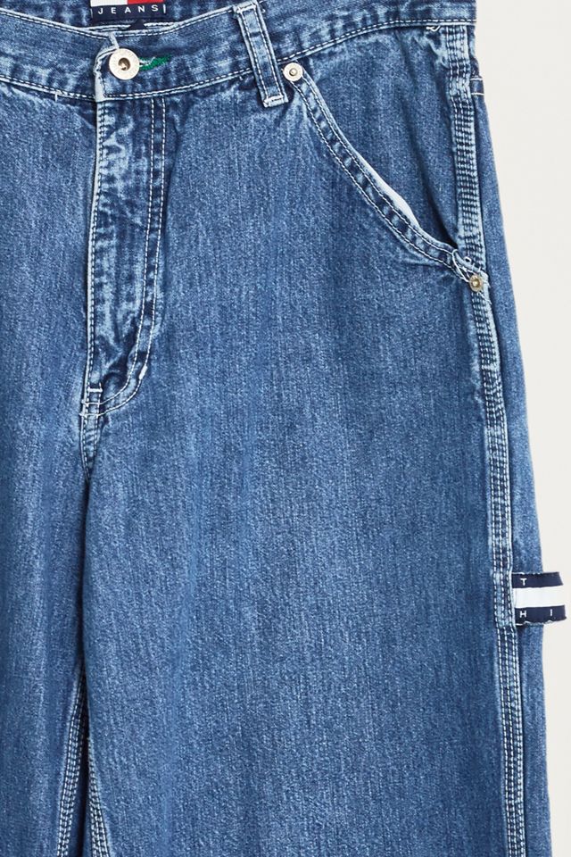 Urban Renewal Vintage One-of-a-Kind - Jean Tommy Hilfiger années 90 passepoilé bleu #1