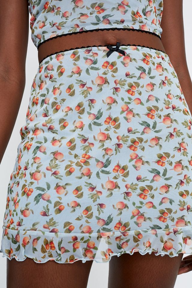Urban Outfitters Archive - Jupe péplum en voile pêche #1