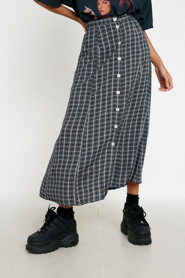 Urban Outfitters Archive - Jupe Lyla à carreaux monochrome #2