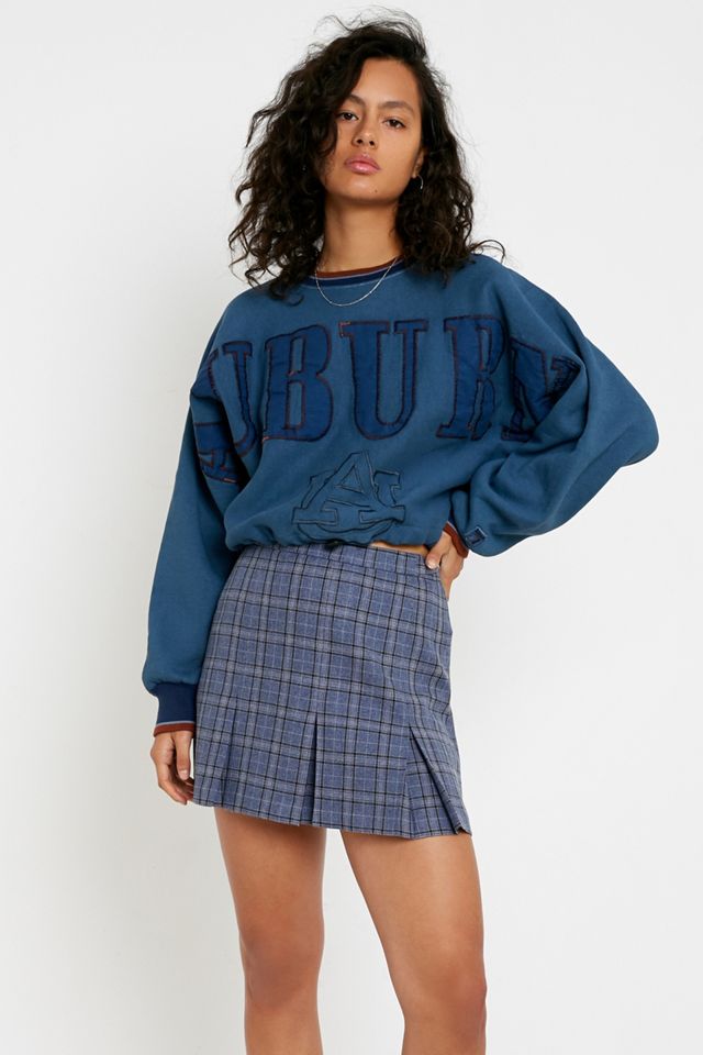 Urban Outfitters​​​​​​​ Archive - Jupe plissée à carreaux bleus Flo