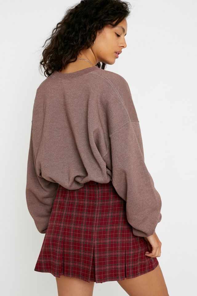 Urban Outfitters Archive - Jupe plissée à carreaux rouge Flo  #3