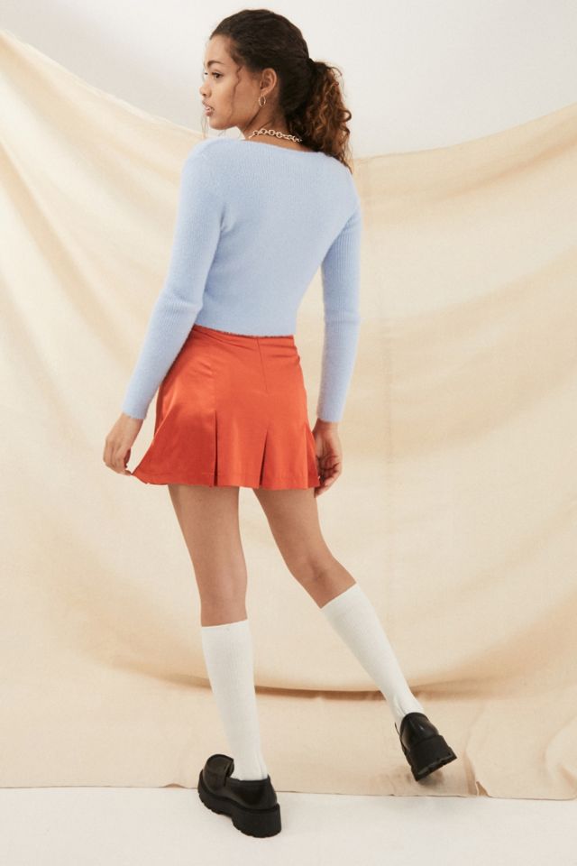 Orange skirt urban clearance outfitters