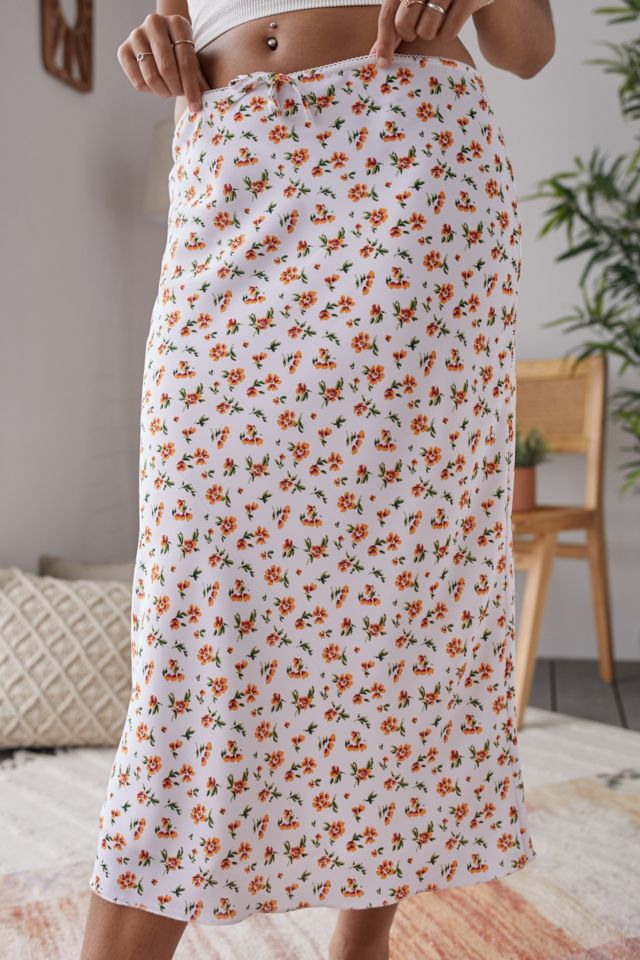 Urban outfitters floral skirt sale