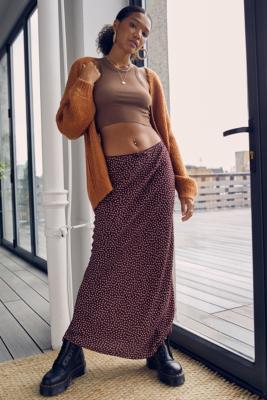 ditsy maxi skirt