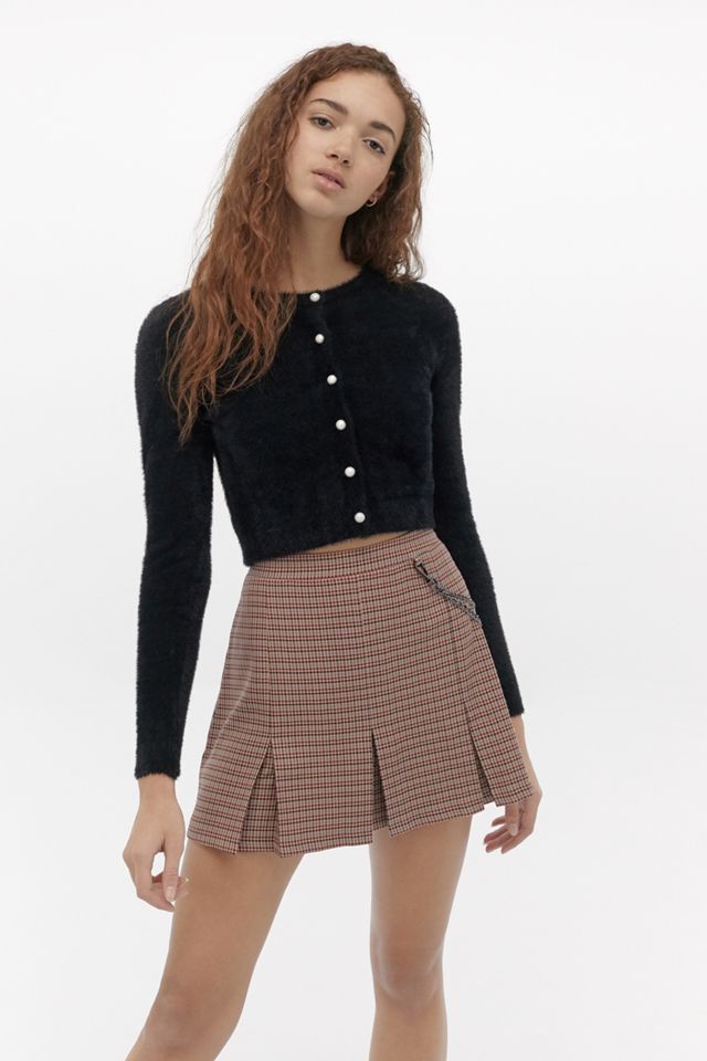 Urban Outfitters Archive Flo Red Checked Pleated Skirt #2