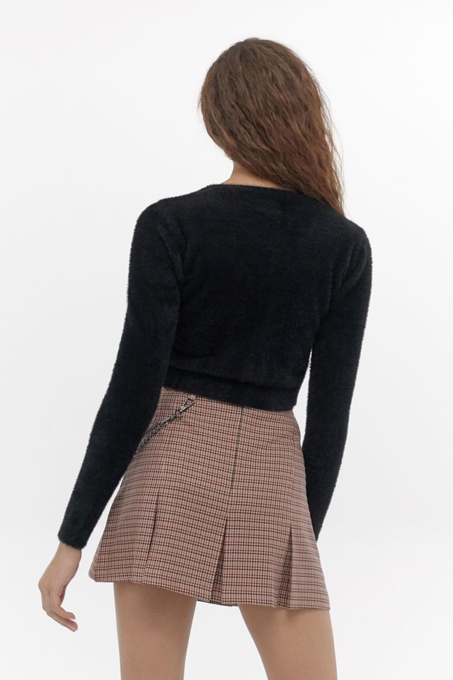 Urban Outfitters Archive Flo Red Checked Pleated Skirt #3