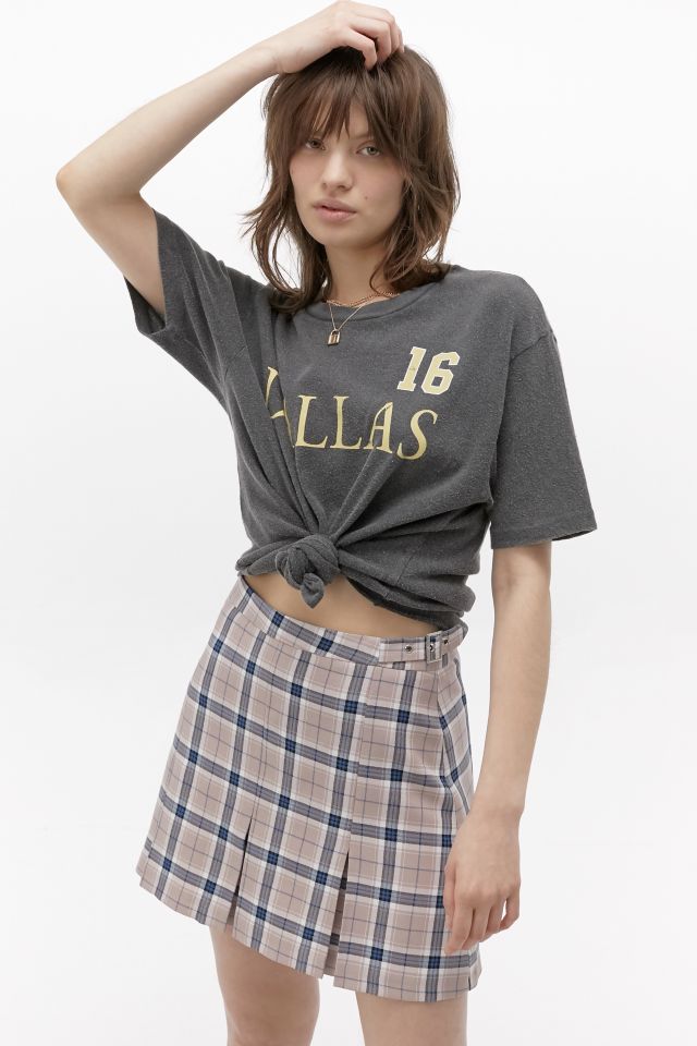 Pink plaid hotsell skirt urban outfitters