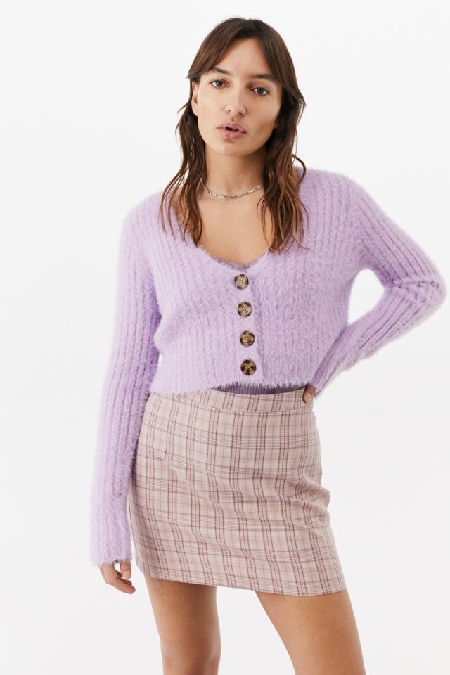 Pink plaid 2025 skirt urban outfitters