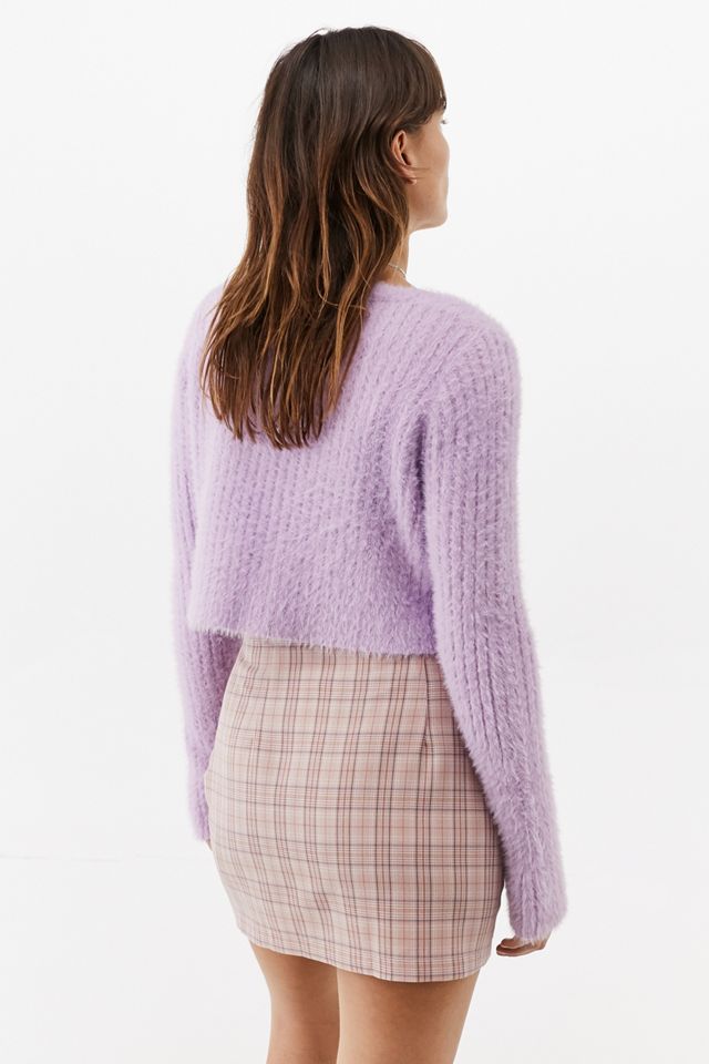 Urban Outfitters Archive Gonna Pelmet rosa a quadri #2