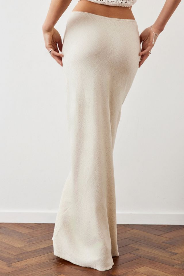 Archive At UO Natural Linen Lizzie Maxi Skirt #2