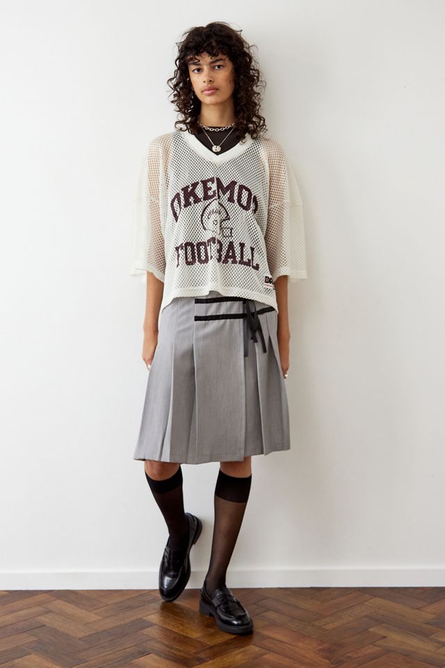 Archivio presso UO Silver Ribbon Wrap Midi Skirt #4