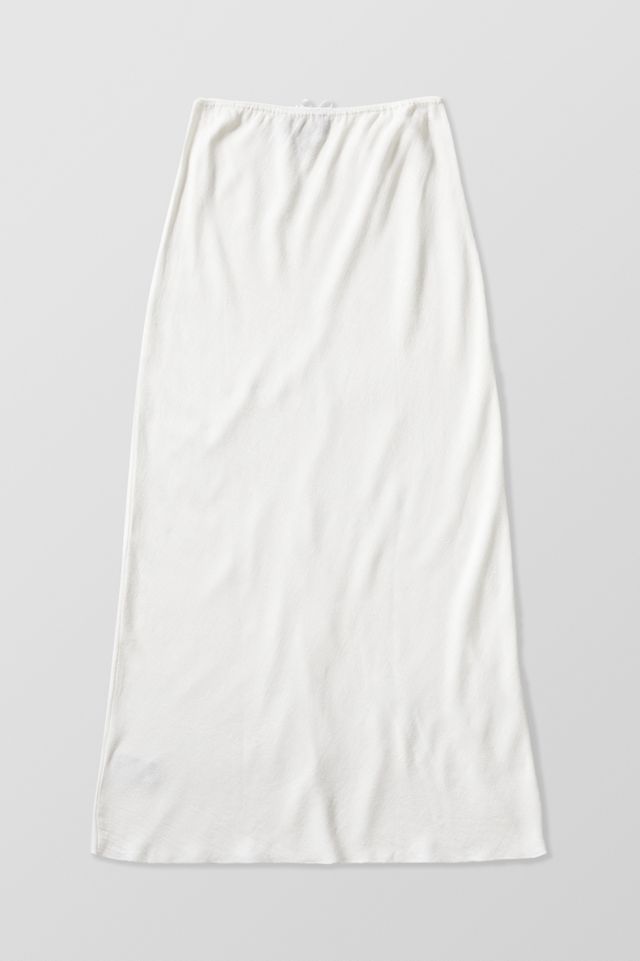 Archive At UO Lizzie White Linen Maxi Skirt #12