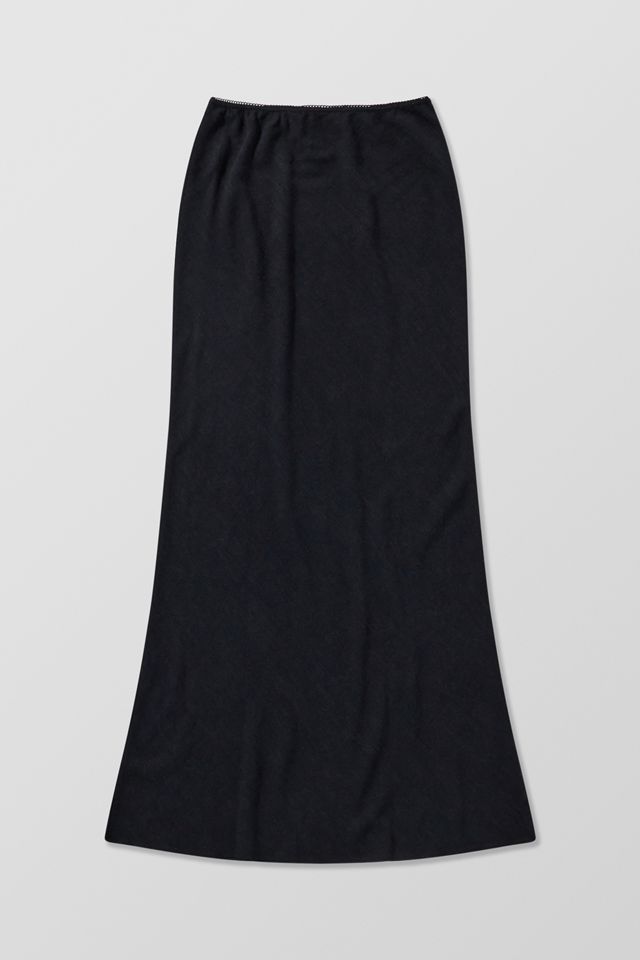 Archive At UO Lizzie Black Linen Maxi Skirt #5