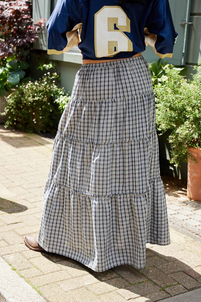 Archive At UO Randy Check Maxi Skirt #2