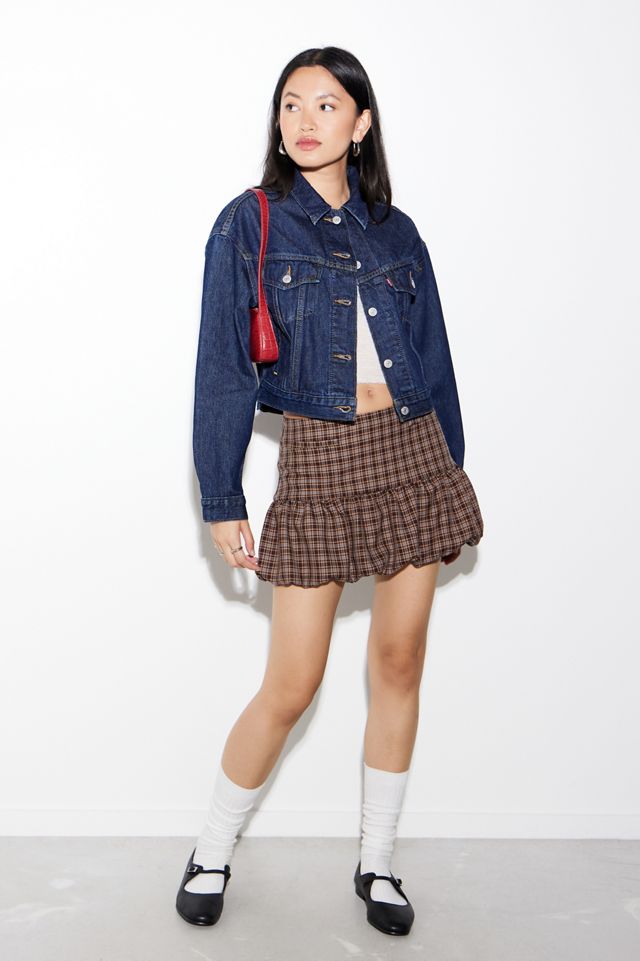 Archive At UO Minifalda Bubble a Cuadros Dawson #2