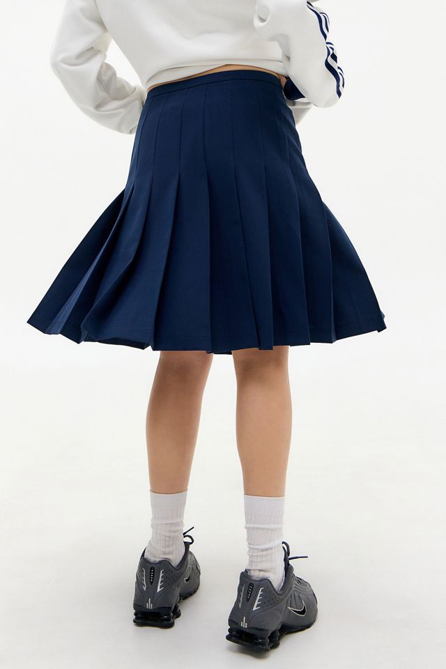 Archive At UO Jupe plissée bleu marine #3