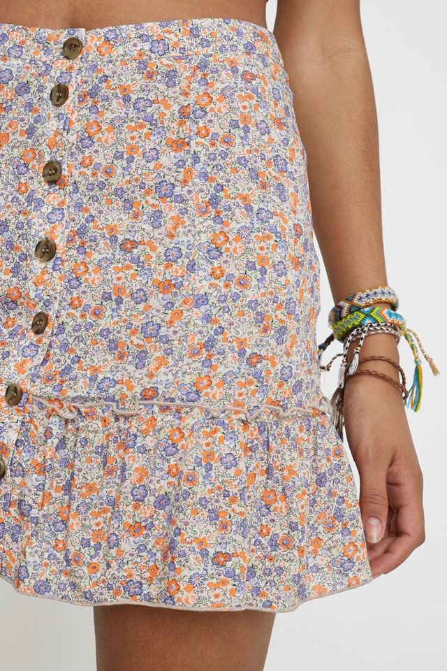 Urban Outfitters Archive Floral Mini Skirt #1