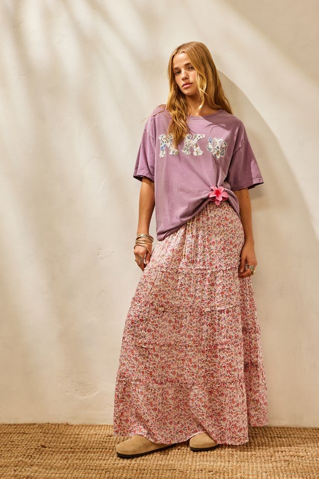 Archive At UO Floral Maxi Skirt #1