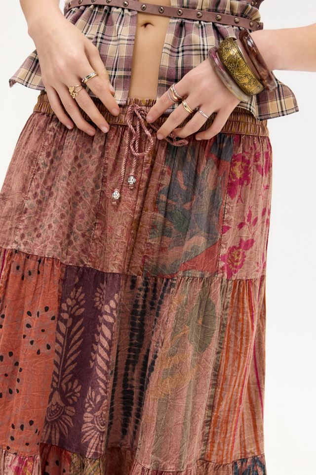 Archive At UO Pink Patchwork Skirt #2