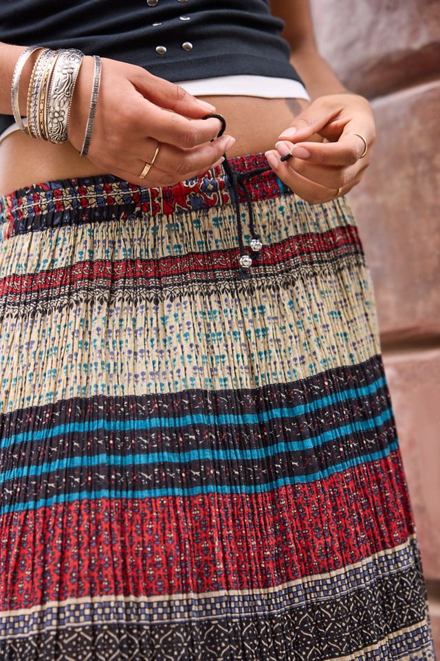 Archive At UO Crinkle Print Maxi Skirt #2