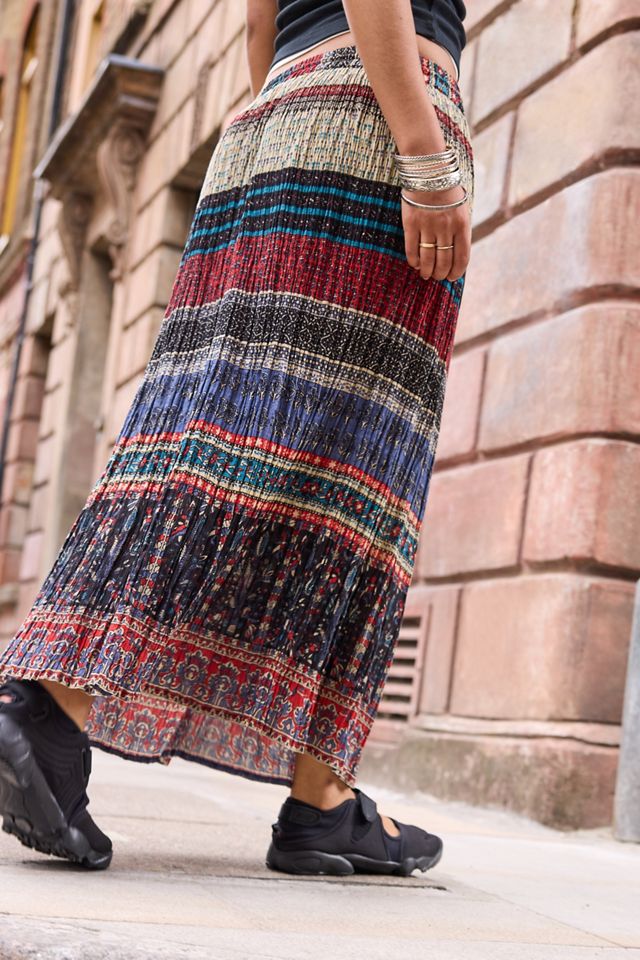 Archive At UO Crinkle Print Maxi Skirt #3
