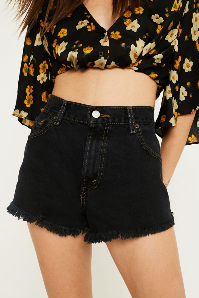 Urban Renewal Vintage Customised - Short Levi's en jean noir #3