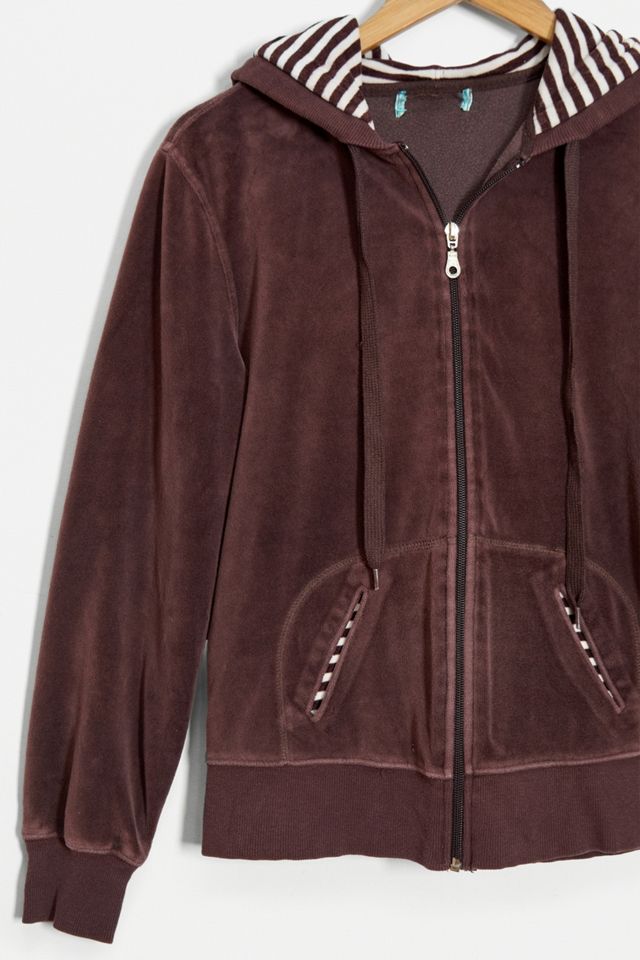 Zip Up Vintage Hoodie Braun Urban Renewal Vintage – Reißverschluss