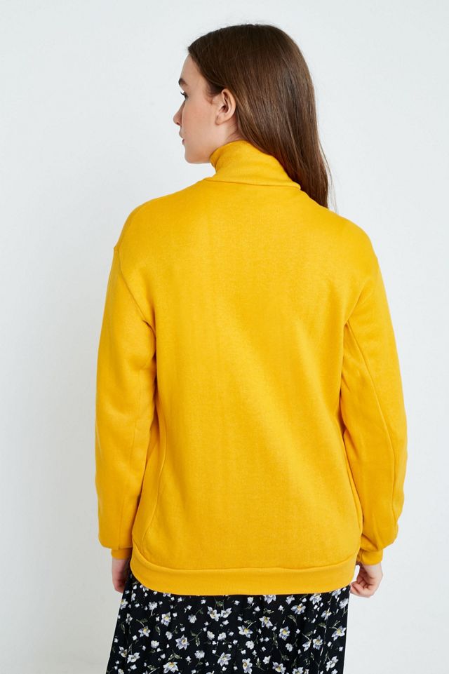 Urban Renewal Vintage Surplus Yellow Zip-Up Track Jacket #3