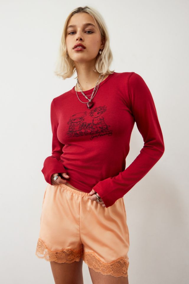 Long-Sleeved Regular Shirt With Placed Graphic - Ready to Wear