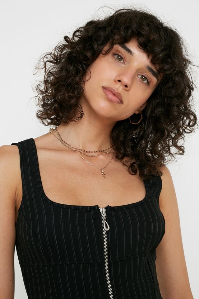 Urban Renewal Made From Remnants Iman Pinstripe Mini Dress #3