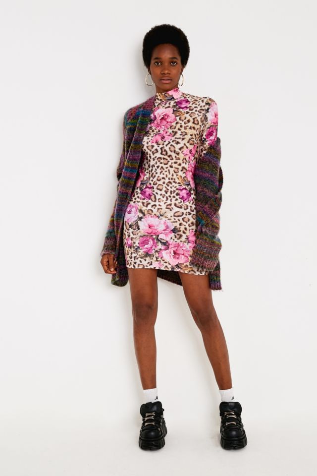 Urban outfitters leopard dress sale