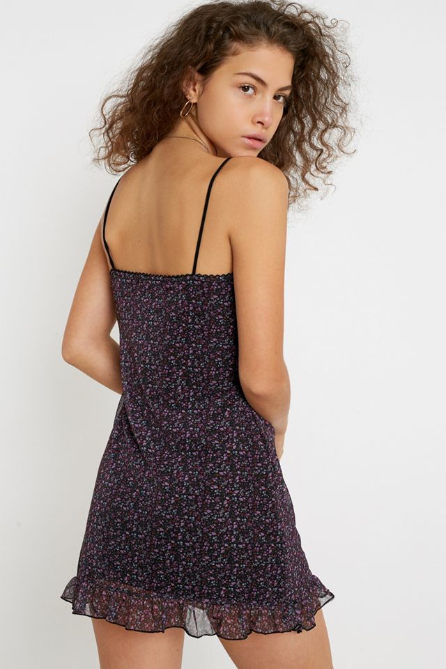 UO Archive – Geblümtes Netz-Minikleid „Rennie“ #3